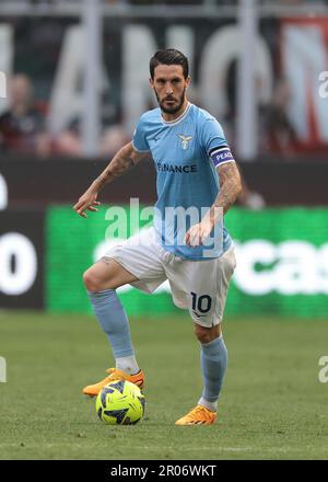 Mailand, Italien, 6. Mai 2023. Luis Alberto von SS Lazio beim Spiel der Serie A in Giuseppe Meazza, Mailand. Der Bildausdruck sollte lauten: Jonathan Moscrop/Sportimage Stockfoto