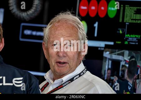 6. Mai 2023, Miami International Autodrome, Miami, FORMEL 1 CRYPTO.COM MIAMI GRAND PRIX, auf dem Bild Head of Motorsport Dr. Helmut Marko (Red Bull Racing Honda) Stockfoto