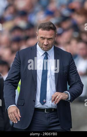 Bolton Wanderers Manager Ian Evatt während des Spiels Bristol Rovers vs Bolton Wanderers in der Sky Bet League 1 im Memorial Stadium, Bristol, Großbritannien, 7. Mai 2023 (Foto: Craig Anthony/News Images) Stockfoto