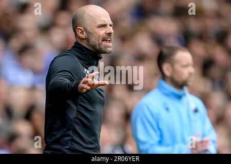 Sheffield, Großbritannien. 07. Mai 2023. Derby County Manager Paul Warne beim Sky Bet League 1 Spiel Sheffield Wednesday vs Derby County in Hillsborough, Sheffield, Großbritannien, 7. Mai 2023 (Foto von Ben Roberts/News Images) in Sheffield, Großbritannien, am 5./7. Mai 2023. (Foto: Ben Roberts/News Images/Sipa USA) Guthaben: SIPA USA/Alamy Live News Stockfoto