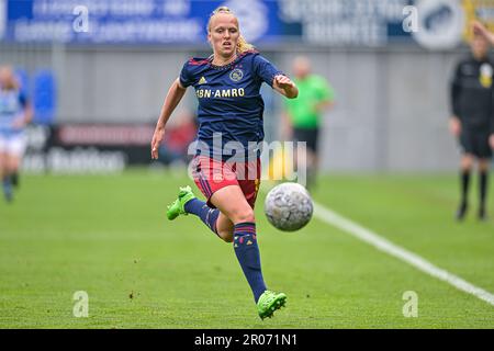 Zwolle, Niederlande. 07. Mai 2023. ZWOLLE, NIEDERLANDE - MAI 7: Tiny Hoekstra of Ajax während des niederländischen Azerion Eredivisie Vrouwen-Spiels zwischen PEC Zwolle und Ajax im MAC3PARK. Stadion am 7. Mai 2023 in Zwolle, Niederlande (Foto von Jan Mulder/Orange Pictures) Credit: Orange Pics BV/Alamy Live News Stockfoto