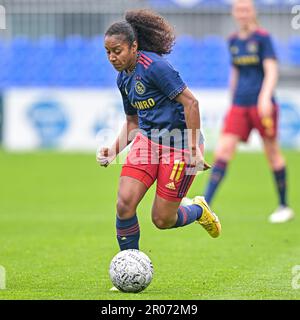 Zwolle, Niederlande. 07. Mai 2023. ZWOLLE, NIEDERLANDE - MAI 7: Ashleigh Weerden von Ajax während des niederländischen Azerion Eredivisie Vrouwen-Spiels zwischen PEC Zwolle und Ajax im MAC3PARK. Stadion am 7. Mai 2023 in Zwolle, Niederlande (Foto von Jan Mulder/Orange Pictures). Credit: Orange Pics BV/Alamy Live News Stockfoto