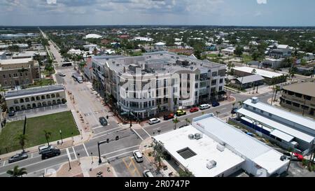 Skyline Von Punta Gorda. Stockfoto