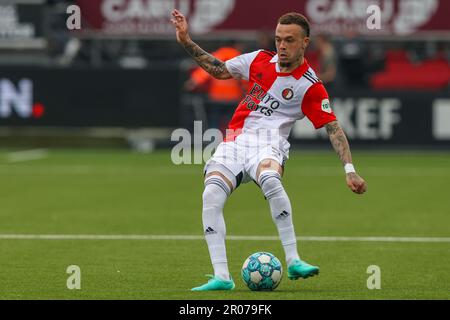 Rotterdam, Niederlande. 07. Mai 2023. ROTTERDAM, NIEDERLANDE - MAI 7: Während des niederländischen Eredivisie-Spiels zwischen Excelsior Rotterdam und Feyenoord im Van Dongen & De Roo Stadion am 7. Mai 2023 in Rotterdam, Niederlande (Foto von Hans van der Valk/Orange Pictures). Credit: Orange Pics BV/Alamy Live News Stockfoto