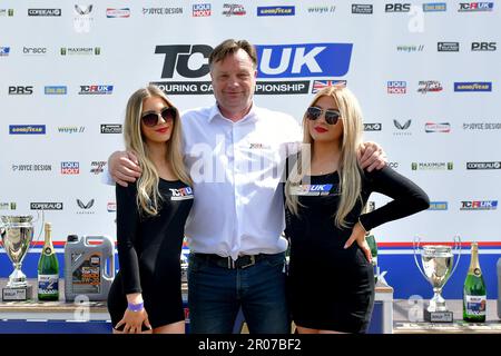 TCR Touring Car Championship Sonntag, den 7. Mai 2023, erhält Jac Constable den ersten TCR UK-Sieg für Audi, Croft Darlington. Kredit: Robert Chambers/Alamy Live News Stockfoto