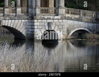 Blick in und um Waddesdon Manor Stockfoto