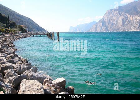 Am Gardasee Stockfoto