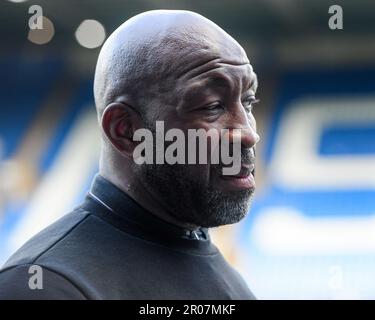 Sheffield, Großbritannien. 07. Mai 2023. Sheffield Wednesday Manager Darren Moore nach dem Sky Bet League 1 Spiel Sheffield Wednesday vs Derby County in Hillsborough, Sheffield, Großbritannien, 7. Mai 2023 (Foto von Ben Roberts/News Images) in Sheffield, Großbritannien, am 5./7. Mai 2023. (Foto: Ben Roberts/News Images/Sipa USA) Guthaben: SIPA USA/Alamy Live News Stockfoto