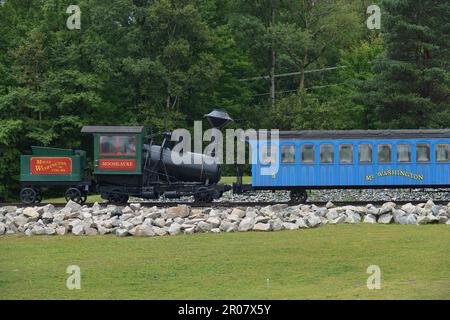 Mount Washington Cog Railway, Bretton Woods, New Hampshire, USA Stockfoto