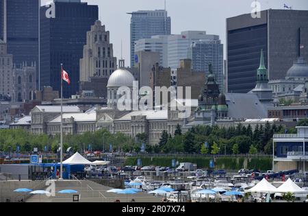 Boote, Alter Hafen, Montreal, Quebec, Kanada Stockfoto