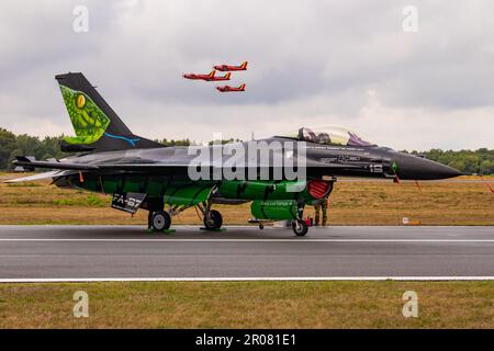 Dream Viper, Belgischer Air Force F-16 Solo-Display Stockfoto