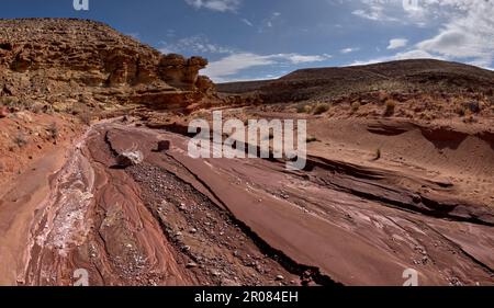 Der Anfang der Südgabel des Soap Creek Canyon am Marble Canyon Arizona. Stockfoto