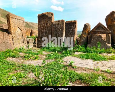 Kloster Arates, Dorf Arates in der Provinz Vayots Dzor Stockfoto