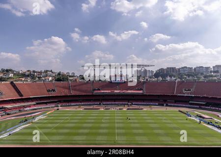 Sao Paulo, Brasilien. 07. Mai 2023. SP - SAO PAULO - 05/07/2023 - BRAZILEIRO A 2023, SAO PAULO X INTERNACIONAL - Allgemeine Ansicht des Morumbi Stadions für das Spiel zwischen Sao Paulo und Internacional für DIE BRASILIANISCHE A 2023 Meisterschaft. Foto: Ettore Chiereguini/AGIF/Sipa USA Guthaben: SIPA USA/Alamy Live News Stockfoto