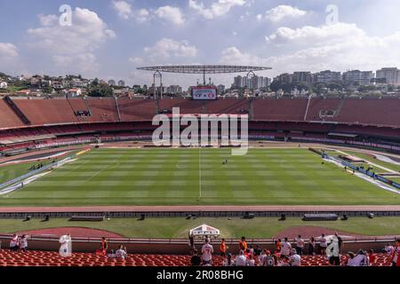 Sao Paulo, Brasilien. 07. Mai 2023. SP - SAO PAULO - 05/07/2023 - BRAZILEIRO A 2023, SAO PAULO X INTERNACIONAL - Allgemeine Ansicht des Morumbi Stadions für das Spiel zwischen Sao Paulo und Internacional für DIE BRASILIANISCHE A 2023 Meisterschaft. Foto: Ettore Chiereguini/AGIF/Sipa USA Guthaben: SIPA USA/Alamy Live News Stockfoto