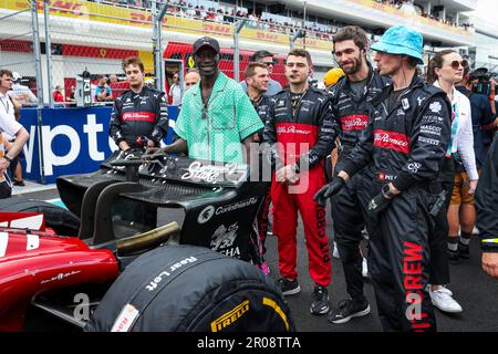 Miami Gardens, Etats Unis. 17. April 2023. Khabane „Khaby“ lahm, italienische Persönlichkeit in sozialen Medien, Porträt während der Formel 1 Crypto.com des Miami Grand Prix 2023, 5. Runde der Formel-1-Weltmeisterschaft 2023 vom 05. Bis 07. Mai 2023 auf dem Miami International Autodrome, in Miami Gardens, Florida, Vereinigte Staaten von Amerika - Foto Florent Gooden/DPPI Guthaben: DPPI Media/Alamy Live News Stockfoto