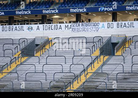 Porto Alegre, Brasilien. 07. Mai 2023. RS – PORTO ALEGRE – 07/05/2023 – BRASILEIRO A 2023, GREMIO X BRAGANTINO – Allgemeine Ansicht des Stadions Arena do Gremio für das Spiel zwischen Gremio und Bragantino für die BRAZILEIRO A 2023 Meisterschaft. Foto: Maxi Franzoi/AGIF/Sipa USA Kredit: SIPA USA/Alamy Live News Stockfoto