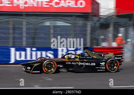 Monaco, Monaco. 06. Mai 2023. Stoffel Vandoorne (DS Penske-Team) tritt während der Qualifizierungsphasen an. Die 6. Ausgabe des findet am Samstag, den 6. Mai 2023 statt und ist die 8. Runde der FIA ABB Formel E-Weltmeisterschaft. Der Gewinner ist Nick Cassidy (Envision Racing-Team). Kredit: SOPA Images Limited/Alamy Live News Stockfoto