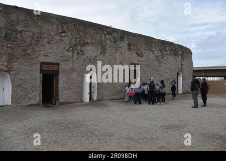 Yuma, AZ., USA 3/15/2023. Arizonas Yuma Territorial Prison State Historic Park; am 1. Juli 1876 kamen die ersten sieben Insassen an. Stockfoto