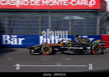 Monaco, Monaco. 06. Mai 2023. Stoffel Vandoorne (DS Penske-Team) tritt während der Qualifizierungsphasen an. Die 6. Ausgabe des findet am Samstag, den 6. Mai 2023 statt und ist die 8. Runde der FIA ABB Formel E-Weltmeisterschaft. Der Gewinner ist Nick Cassidy (Envision Racing-Team). (Foto: Laurent Coust/SOPA Images/Sipa USA) Guthaben: SIPA USA/Alamy Live News Stockfoto