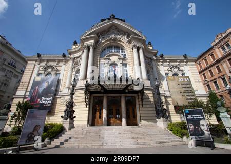 Das Comedy-Theater von Budapest - Vígszínház - Szent-István-Straße 14 Ungarn Stockfoto