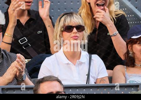 Madrid, Spanien. 07. Mai 2023. Dora Postigo nimmt während der Mutua Madrid Open im La Caja Magica in Madrid am Finale der Singles der Männer zwischen Carlos Alcaraz aus Spanien und Jan-Lennard Struff aus Deutschland Teil. Kredit: SOPA Images Limited/Alamy Live News Stockfoto