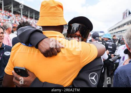 Sänger William James Adams Jr alias will.I.am, Portrait während der Formel 1 Crypto.com des Miami Grand Prix 2023, 5. Runde der Formel-1-Weltmeisterschaft 2023 vom 05. Bis 07. Mai 2023 auf dem Miami International Autodrome, in Miami Gardens, Florida, Vereinigte Staaten von Amerika - Foto Antonin Vincent/DPPI Gutschrift: DPPI Media/Alamy Live News Stockfoto