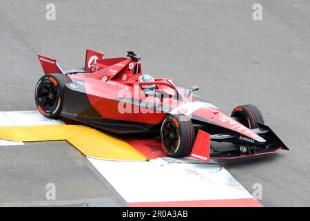 Monaco, Monaco. 08. Mai 2023. MONACO, Monte-Carlo 06. Mai 2023; 3. Platz als Finisher #27, Jake DENNIS (GBR), Avalanche Andretti Formula E Team, Porsche 99X Electric, FIA Formel E im Fürstentum Monaco, Monaco E-prix, Elektrorennen auf der Straßenkette von Monaco am 6. Mai 2023, kostenpflichtiges Bild - Foto: © Thierry CARPICO/ ATP images (CARPICO Thierry /ATP/SPP) Guthaben: SPP Sport Press Photo. Alamy Live News Stockfoto