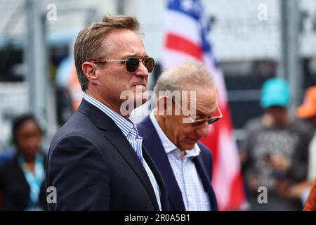 Miami, USA. 07. Mai 2023. Tom Garfinkel (USA) Vice Chairman, President und Chief Executive Officer der Miami Dolphins and Hard Rock Stadium in the Grid. 07.05.2023. Formel-1-Weltmeisterschaft, Rd 5, Miami Grand Prix, Miami, Florida, USA, Wettkampftag. Das Foto sollte wie folgt lauten: XPB/Press Association Images. Kredit: XPB Images Ltd/Alamy Live News Stockfoto