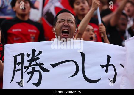 Saitama, Japan. 6. Mai 2023. Urawa Red Diamonds Fans Fußball : AFC Champions League 2022 Endspiel zwischen Urawa Red Diamonds - Al-Hilal im Saitama Stadium 2002 in Saitama, Japan . Kredit: Yohei Osada/AFLO SPORT/Alamy Live News Stockfoto