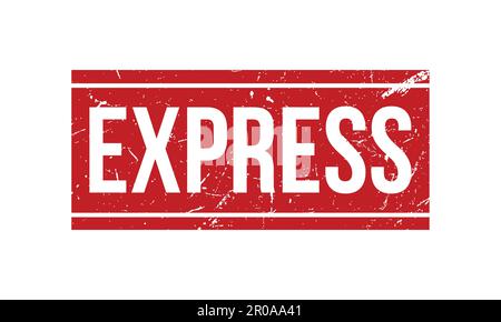 Express Rubber Grunge Stamp Seal Stock Vektor Stock Vektor