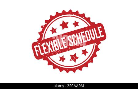 Gummistempel Mit Flexibler Planung. Flexible Planung – Darstellung Des Grunge Stamp Seal Vector Stock Vektor