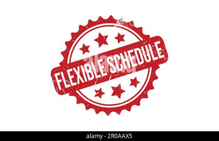 Gummistempel Mit Flexibler Planung. Flexible Planung – Darstellung Des Grunge Stamp Seal Vector Stock Vektor