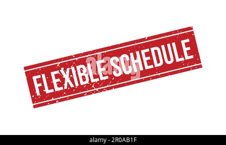 Gummistempel Mit Flexibler Planung. Flexible Planung – Darstellung Des Grunge Stamp Seal Vector Stock Vektor