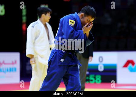 Ali Bin Hamad Al Attiyah Arena, Doha, Katar. 7. Mai 2023. (L-R) Harim Lee (KOR), Naohisa Takato (JPN), 7. MAI 2023 - Judo : World Judo Championships Doha 2023 Männer -60kg Bronze Medal Match in Ali bin Hamad Al Attiyah Arena, Doha, Katar. Kredit: Naoki Nishimura/AFLO SPORT/Alamy Live News Stockfoto