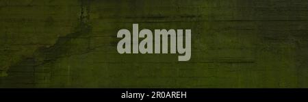 Alter moosiger Betonwandboden Stockfoto