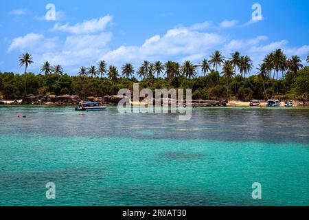 Einsamer Strand Hon Ron auf der Insel Phu Quoc, Vietnam, Asien Stockfoto