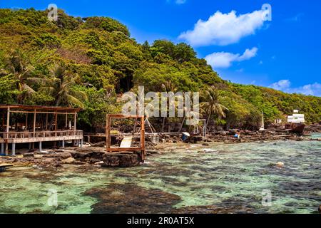 Insel May Rut Trong, in der Nähe der Insel Phu Quoc, Vietnam, Asien Stockfoto