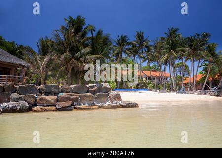 Strand des Peppercorn Beach Resort, Insel Phu Quoc, Phu Quoc, Vietnam, Asien Stockfoto