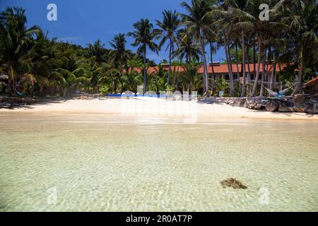 Strand des Peppercorn Beach Resort, Insel Phu Quoc, Phu Quoc, Vietnam, Asien Stockfoto