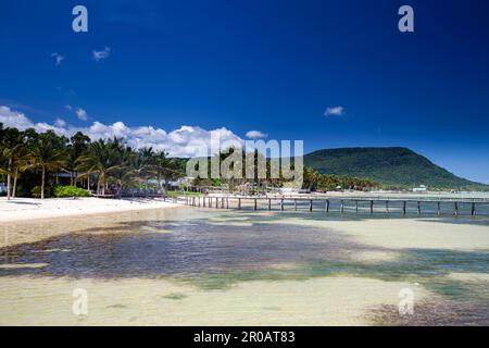 Ham Ninh-Beach, Insel Phu Quoc, Phu Quoc, Vietnam, Asien Stockfoto