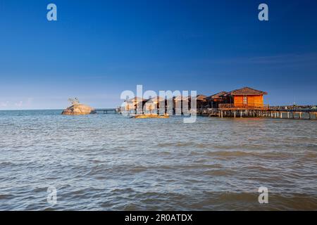 Bungalows of Rocks Beach Boutique Resort, Phu Quoc Insel, Phu Quoc, Vietnam, Asien Stockfoto