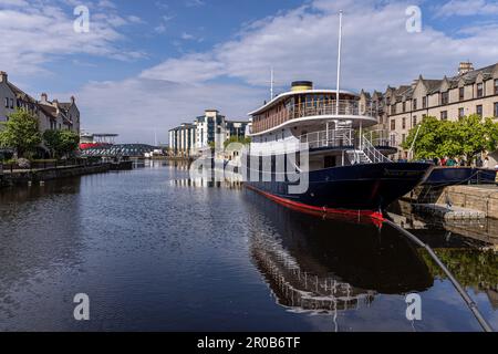 Ein Spaziergang um Leith Stockfoto