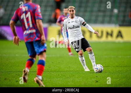 WARSCHAU, POLEN - 1. APRIL 2023: T-Mobile Ekstraklasa Legia Warszawa - Rakow Czestochowa o/p: Josue (Legia) Stockfoto