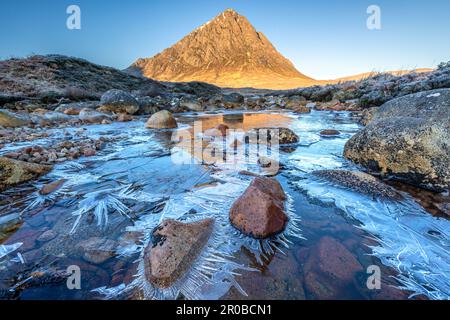Bild, das während eines privaten Workshops aufgenommen wurde, der von Edinburgh Photography Workshop in der Glen Etive Road, Highland, Schottland, PH49 4HY, Großbritannien durchgeführt wurde Stockfoto