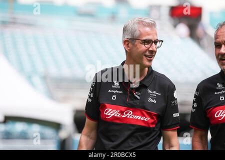 Alessandro Alunni Bravi (ITA, Alfa Romeo F1 Teameinsatz), F1 Grand Prix von Miami am Miami International Autodrome am 7. Mai 2023 in Miami, Vereinigte Staaten von Amerika. (Foto von HIGH TWO) Stockfoto