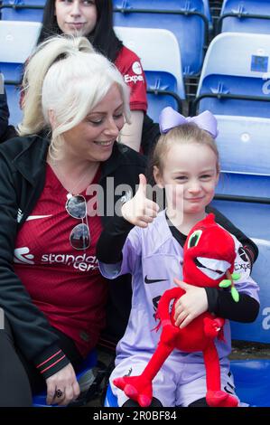 Fans von Mighty Red im Prenton Park vor Liverpool V Manchester City (Terry Scott/SPP) Guthaben: SPP Sport Press Photo. Alamy Live News Stockfoto