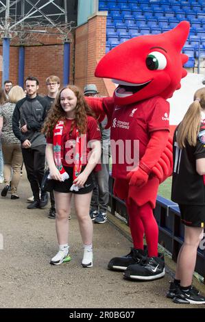 Mighty Red im Prenton Park vor Liverpool V Manchester City (Terry Scott/SPP) Guthaben: SPP Sport Press Photo. Alamy Live News Stockfoto