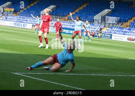 WSL Liverpool gegen Manchester City im Prenton Park, Sieg Liverpool 2-1. (Terry Scott/SPP) Kredit: SPP Sport Press Photo. Alamy Live News Stockfoto