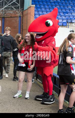 Mighty Red im Prenton Park vor Liverpool V Manchester City (Terry Scott/SPP) Guthaben: SPP Sport Press Photo. Alamy Live News Stockfoto